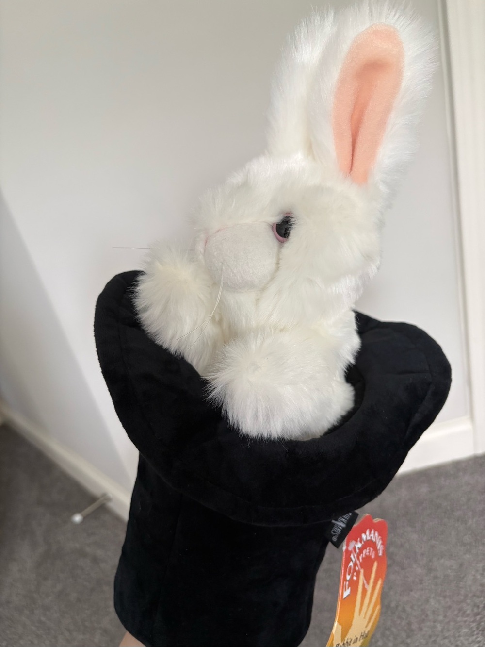 folkmanis puppet Rabbit in Hat - Picture 7 of 8